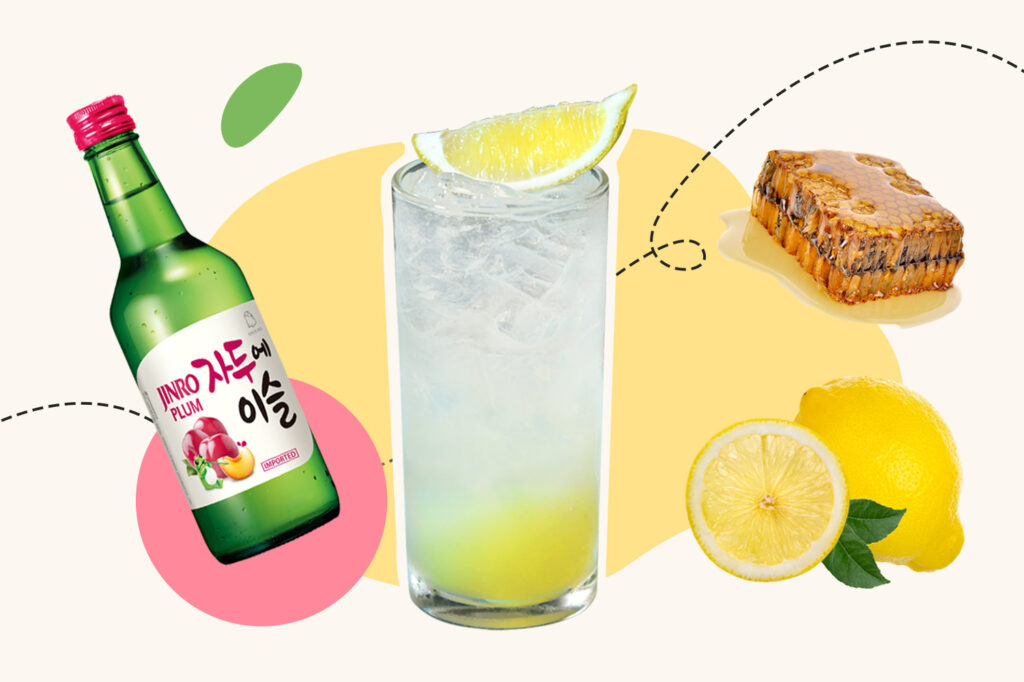 JINRO_Plum_Soju_Honey_Lemon_Cocktail