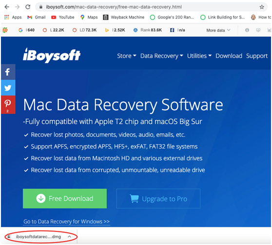 Recovery for Mac